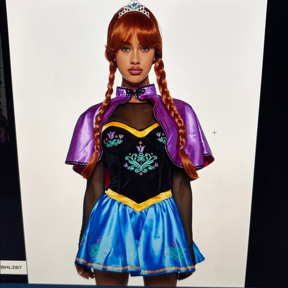 Nasty Gal Dresses & Skirts - Frozen Anna Nasty Gal Costume Set  Nordic Princess XS